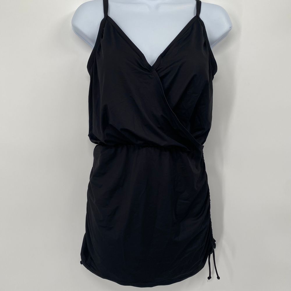 Dreamsuit Miracle Brand Slimming Black Size‎ 10 Swimsuit One Piece Ruched - Picture 10 of 10